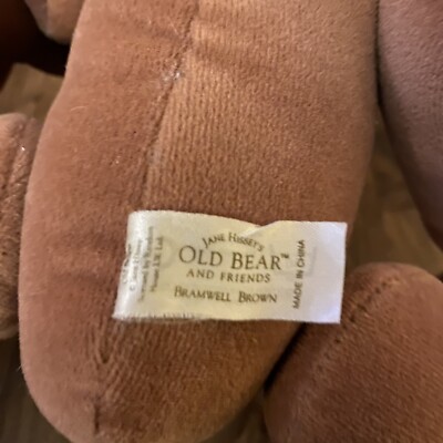 Old Bear & Friends Jane Hissey Bramwell Brown Plush Jointed Plush