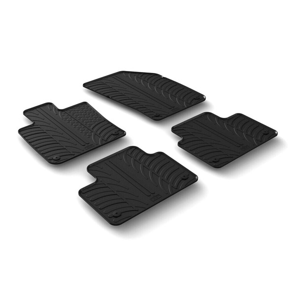 Set FußMatten Nach Maß Aus Gummi FüR Volvo V60 Ab 2018-image