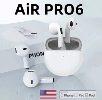 Original Air Pro 6 TWS drahtlose Bluetooth-Kopfhörer Pro6 Wireless Headset-Neu
