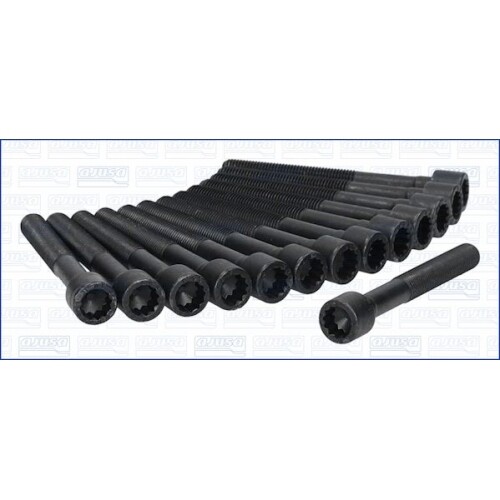 Jeu De Boulons De Culasse AJUSA 81000400 - Compatible Audi, VW, Seat, Skoda, Ford - Moteurs Diesel 1.6/1.9