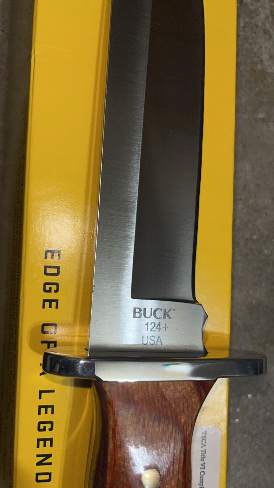 Buck Knives 124 Frontiersman Fixed Blade Knife w/ Leather Sheath NEW eBay