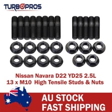 High Tensile Exhaust Manifold&Turbo Stud Kit For Nissan Navara D22 YD25 2.5L