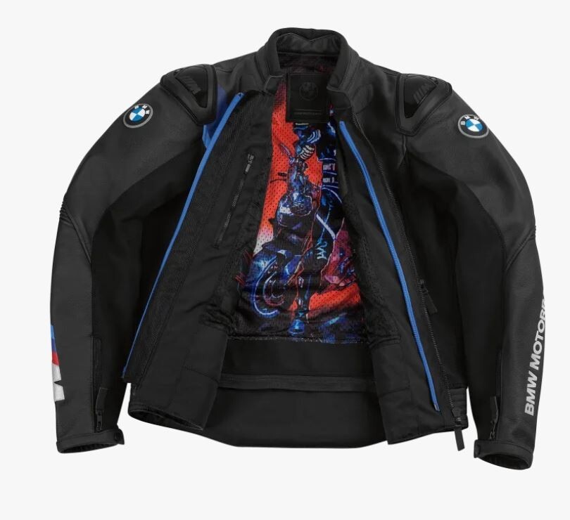 Original BMW Motorrad Jacke Downforce Herren schwarz Größe 52 