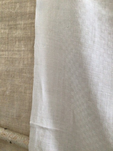Lovely large antique linen guest / hand or kitchen towel Monogram ED. (one) - Picture 8 of 9