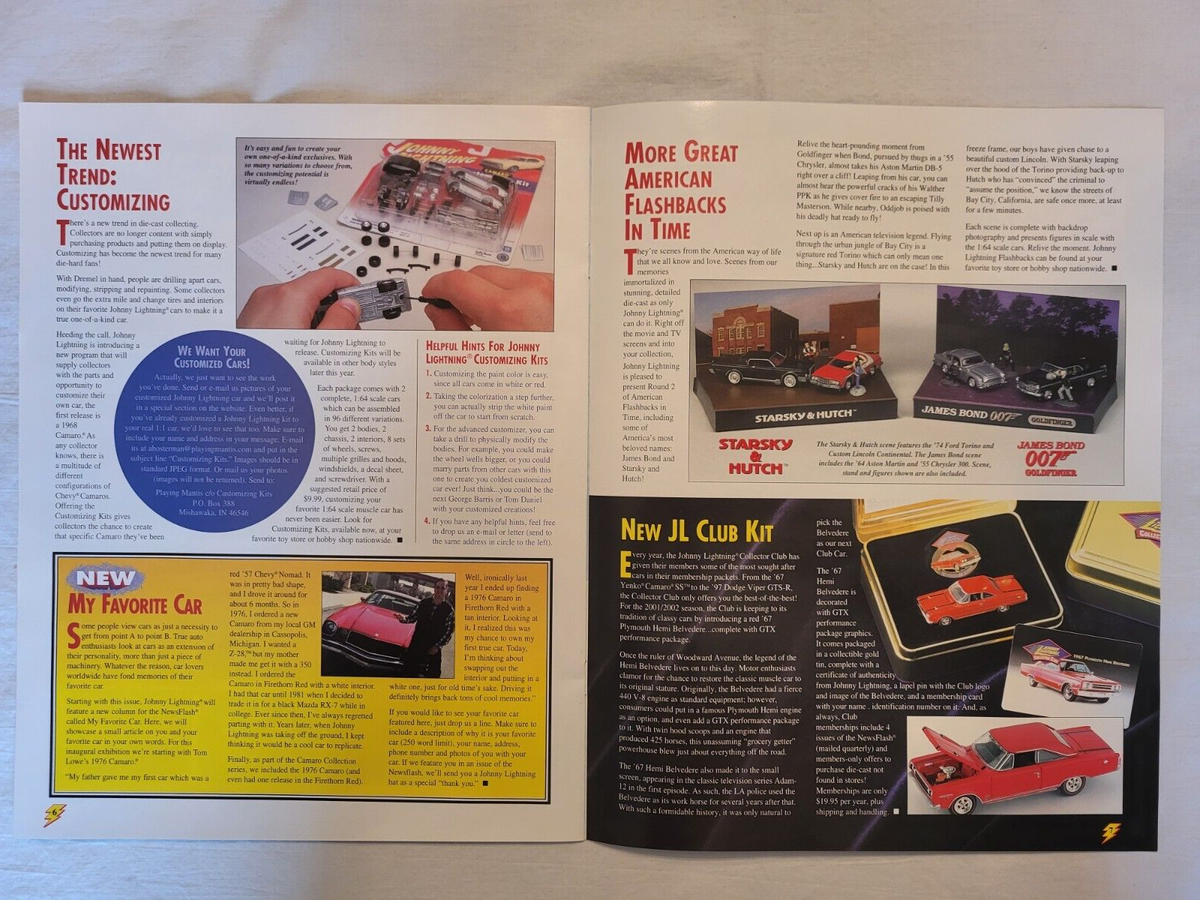 グレゴリー　パンフレット　30年　ハイライト　1977-2007  全18ページ Johnny Lightning Collector Club Tin 1967 Plymouth Hemi Belvedere