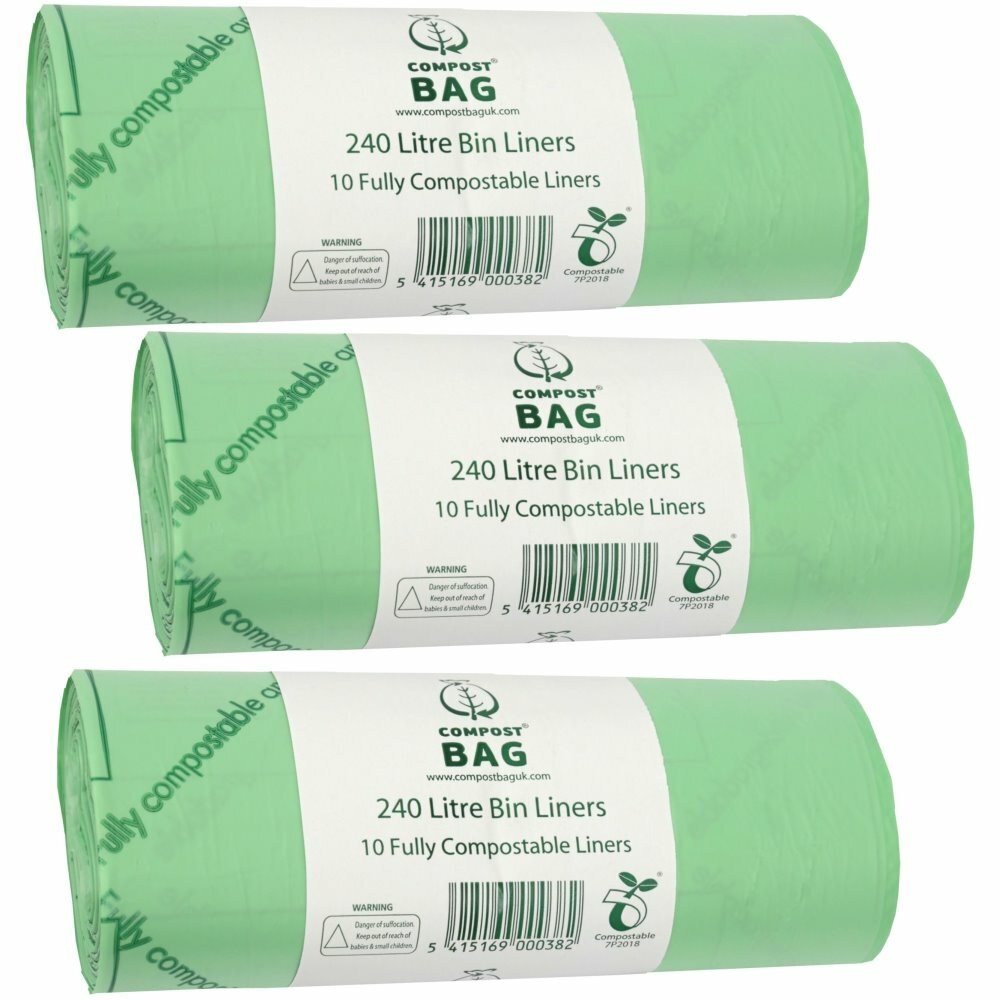 240 Litre Compostable Bin Liners 240 Litre X 30 CompostBag