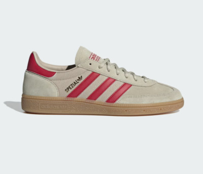 adidas Originals Handball Spezial Putty Grey Team Victory Red IF9529 Men Size 9