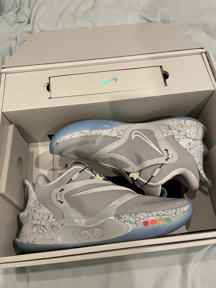 Nike Adapt BB 'Air Mag' Marty Mcfly 2.0 M/W UK7.5 US8.5/10 EUR42 DS CV2441-003 1 - Photo 1/3