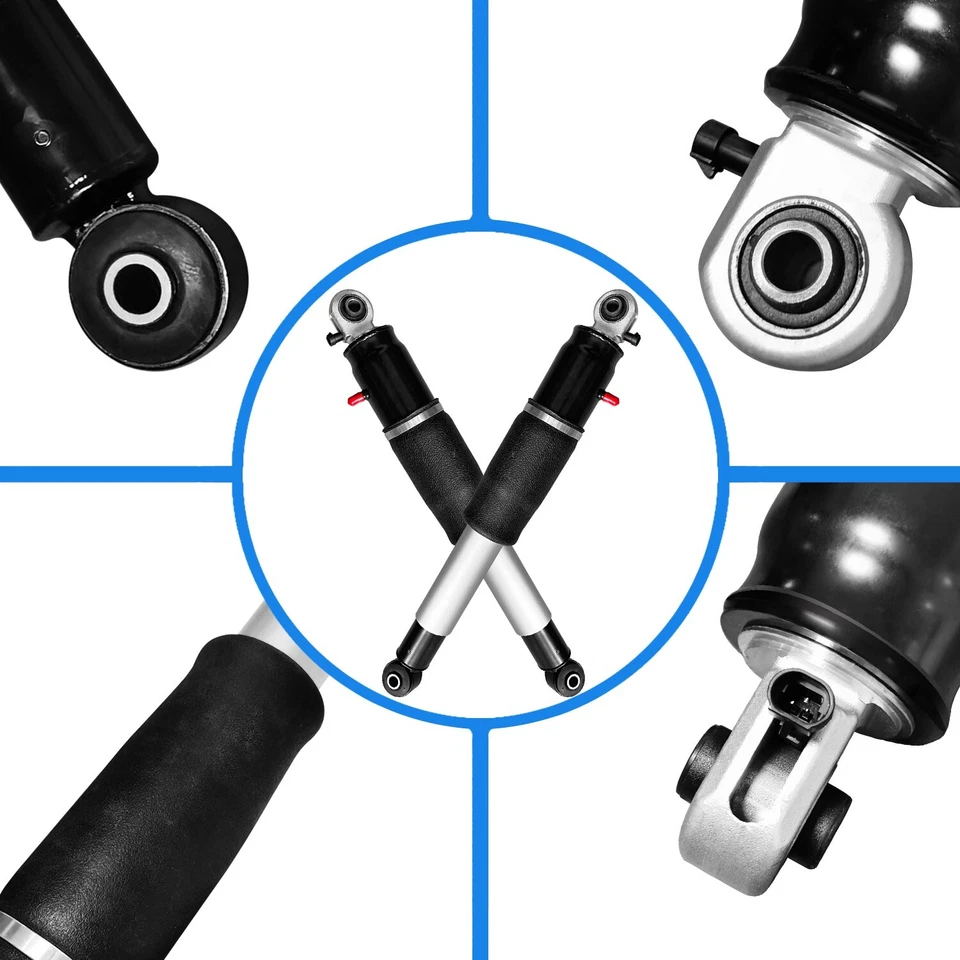 Pair Rear Air Ride Suspension Shock for Chevrolet GMC Cadillac Escalade 25979391 - Image 3 of 4