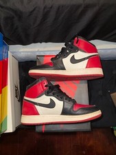Air Jordan 1 Bred Toe Size 7Y