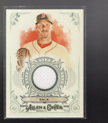 B1119- 2018 Topps Allen and Ginter Relics #Fsrbcs Chris Sonderangebot B - Nm-Mt