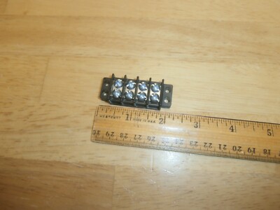 PHILMORE 13-1404B 4 POSITION TERMINAL BARRIER STRIP DUAL ROW 30AMP 300V,NEW