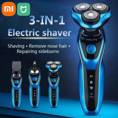 MIJIA Waterproof Rechargeable Electric Rotary Shaver for Men