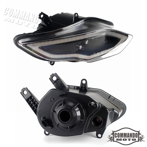 For BMW S1000RR 2015-2018 Motorcycle LED Headlight Assembly Kit w/ DRL E4 E-mark - Picture 5 of 7