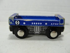 Vtg.  Maxim Enterprises 2006 Santa Fe Lionel Heritage  Magnetic Wooden Train