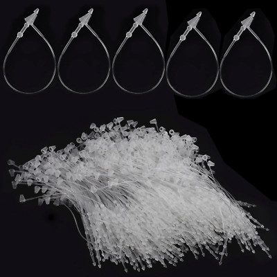 1000 Pcs 3 Inch Snap Lock Pin Security Loop Plastic Tag Fastener for Retail