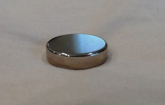 MAGNETIC WATER TECHNOLOGY Neodymium Magnets Ultra-Powerful 1.25" X .25" Disc Grade N52 Nickel Coated