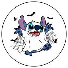 STITCH GHOST HALLOWEEN ENVELOPE SEALS LABELS STICKERS PARTY FAVORS