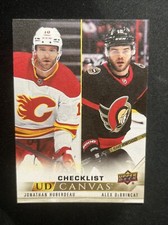 22-23 UD Extended Series Hockey UD Canvas Checklist C360 Huberdeau/Debrincat