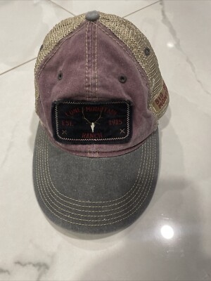 LONE MTN RANCH Trucker Soft mesh Ball cap Ouray Sportswear Used Hat