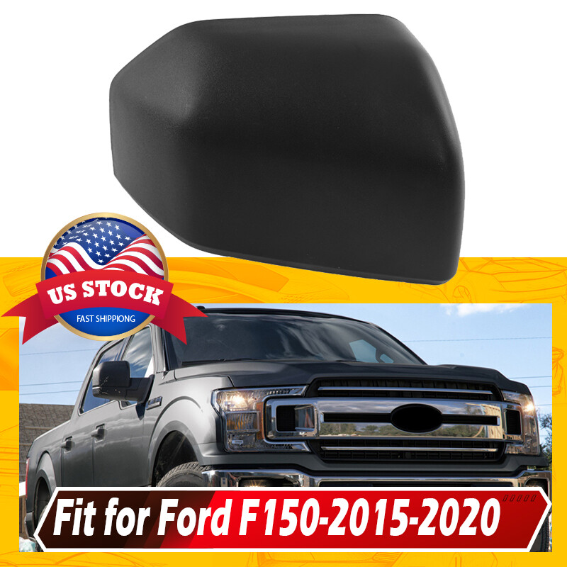 For Ford F150 2015-2020 Matte Black Passenger Side Mirror Cover Cap Case Trim
