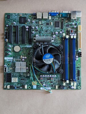 Super Micro Computer X9SCM-F Server Motherboard Intel - untested