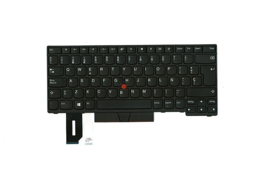 Lenovo ThinkPad E495 T495 Keyboard Spanish Black 01YP330 - 第 2/4 張圖片