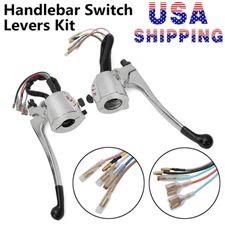 US For Honda CB125 CB100 CL125 CL100 Complete Handlebar Control Switch Lever Kit
