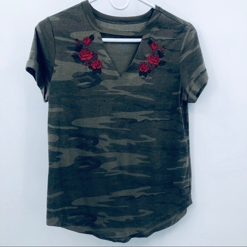 Awake women's army fatigue T-shirt w 