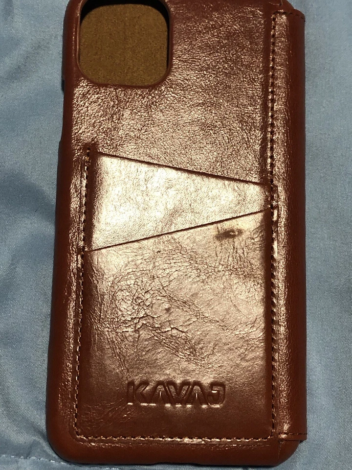iPhone 11 Pro Max Case KAVAJ Leather Wallet Flip Case - Bild 2 von 4