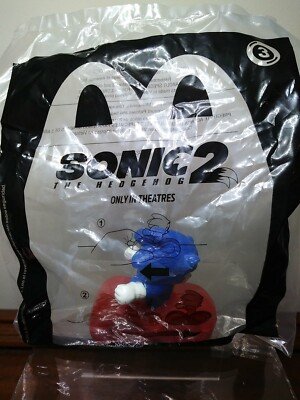 McDonald's 2022 Sonic the Hedgehog #3 Sonic Toy Figure