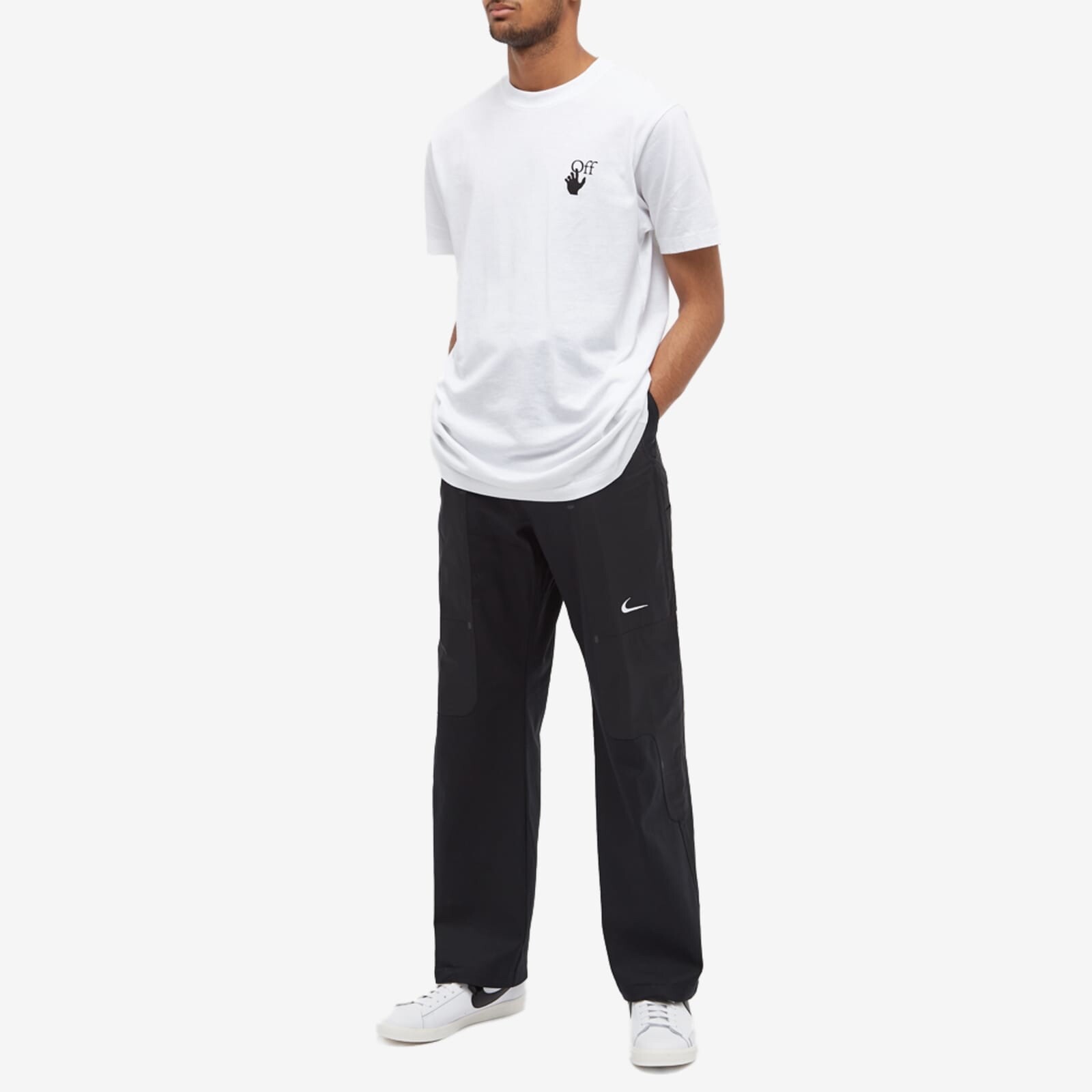 OFF WHITE X NIKE Nike x Off White Pantaloni Sportivi Uomo Taglia Media (M) Nero
