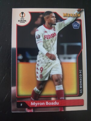 Topps Merlin Chrome 2021/22 Myron Boadu ROOKIE AS Monaco FC #12