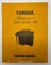 Original Yamaha Electone Organ Service Manual -- 215U-I, 215U-TR