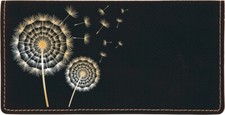 Make A Wish Laser Engraved Leatherette Checkbook Cover