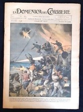 LA DOMENICA DEL CORRIERE N.45 6NOVEMBRE 1927 MUSSOLINI INAUGURA CONGRESSO 