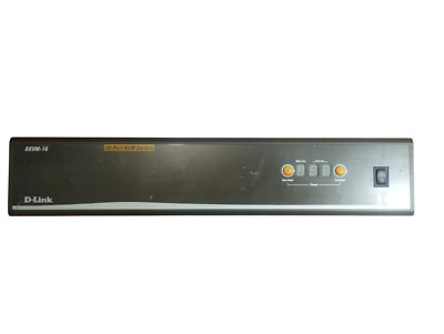 D-Link DKVM-16 PS/2 16-Port KVM Keyboard Video Mouse Switch / USED