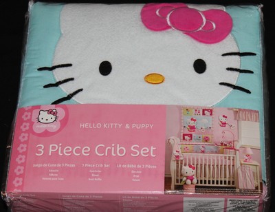hello kitty crib bedding