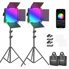 Neewer RGB 50W 660 PRO Video Lighting Kit Led Video Light 360°Full Color