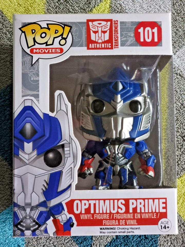 Optimus Prime Pop 101 - Transformers Funko Pop! Vinilo 2014 abovedado + protector Foto 2 de 4