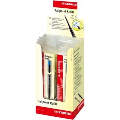 Kugelschreibermine 10x STABILO Ballpoint Refill STABILO pointball SMARTball Blau