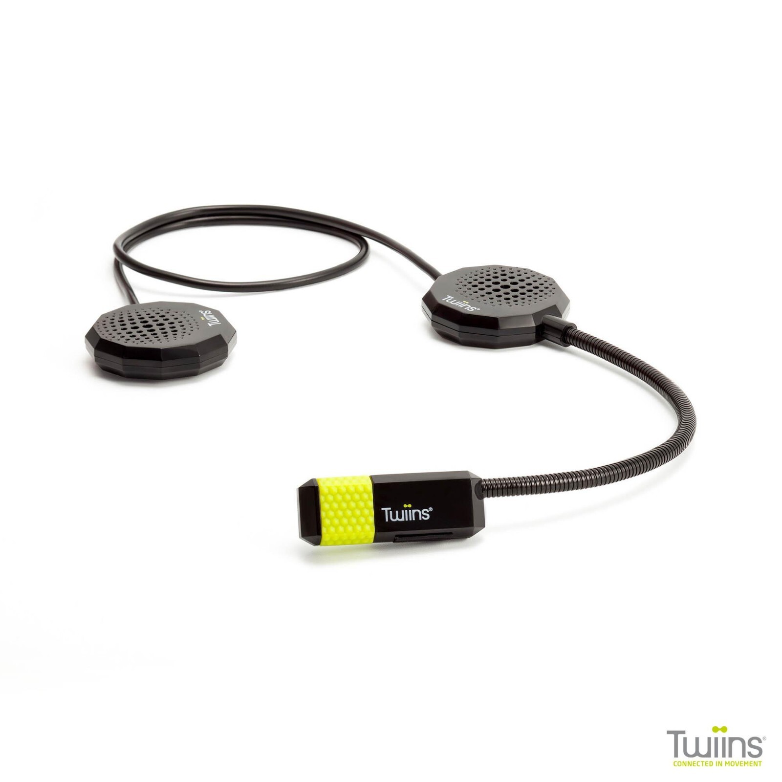KIT Interfono Casco Moto Auricolari Bluetooth Twiins HF3+HF2 Pilota - Passeggero foto 2