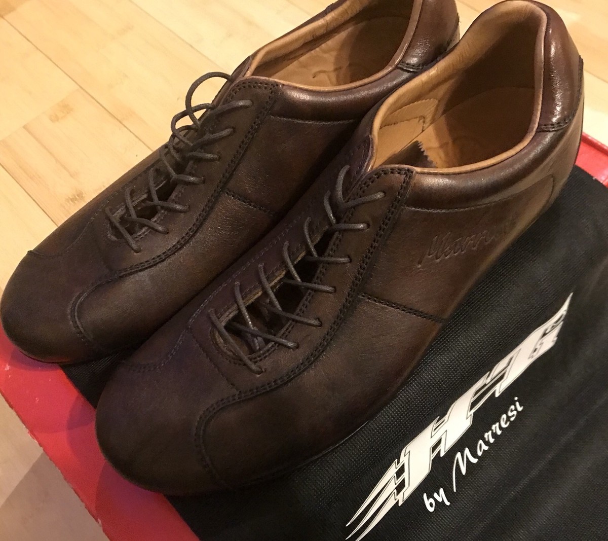 Marresi Cycling Shoes Eroica Leather NIB Leather Lined Ital Marresi Cycling Shoes Eroica Leather NIB Leather Lined Ital