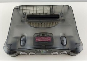 Mint NINTENDO 64 Console Clear Black 64DD Set Full Box Japan Authentic Tested JP