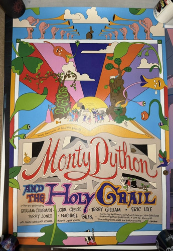 Monty Python And The Holy Grail Poster Vice Press Murugiah 24 X 36 Hand ...