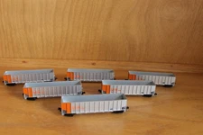 N Scale Rolling Stock Lot of 6 OGEX Coal Porters with MicroTrains wheel sets