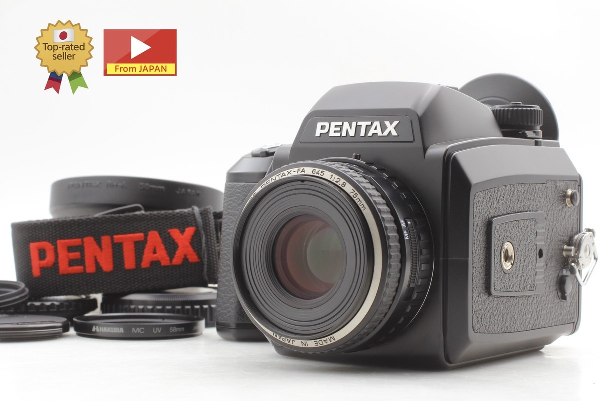 Medium Format 75mm Pentax 645n Lens Almost Unused Pentax 645N