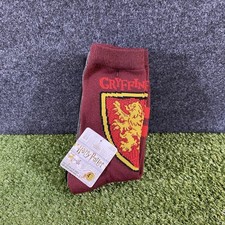 Harry Potter Women's 4 Pack Shortie Crew Socks Shoe Size 4-10 Grey Black Red