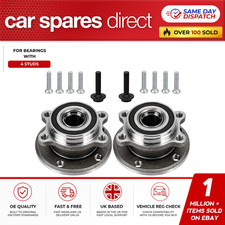 VW Caddy Mk3 Mk4 Tiguan 2004-2020 Vorderachse Radnabe & Radlager Satz Paar X2
