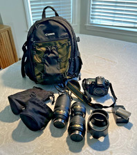 Nikon D90 Camera, Lenses, Battery, Charger, Shoulder strap, Bag